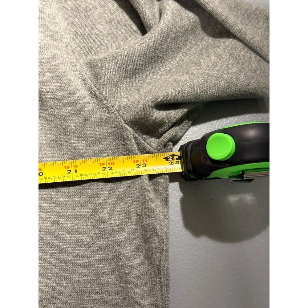 Polo Ralph Lauren Sweater Mens 2XL Gray‎ V Neck Cotton Pullover